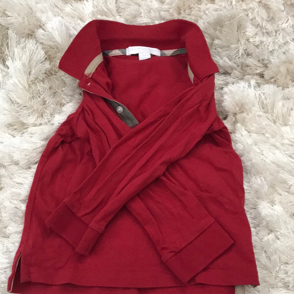 Boys 18m Burberry collar shirt